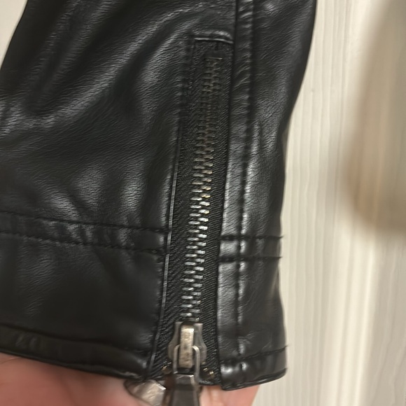 Aqua Girls faux leather Moto jacket - Picture 3 of 11